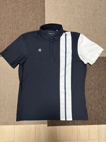 TaylorMade 피케 셔츠 UN631 네이비/화이트