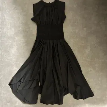 emmiatelier 원피스 허리 셔링 비대칭