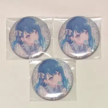 프로세카 키리타니 하루카 글리터 캔뱃지 블루페스 10B