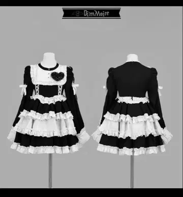Dimmoire 프릴에 파묻혀 보는 악몽 드레스 Black&White