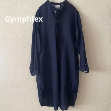 Gymphlex 짐플렉스 밴드 카라 린넨 셔츠 원피스 12