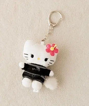 헬로키티 키티 LOWRYSFARM Me% 토이 키링 갸루 핑크