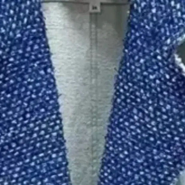 샤넬 CHANEL 다크블루 트위드 collared 데님자켓 사진 4