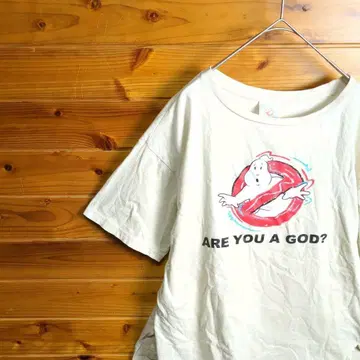 GHOSTBUSTERS 고스트버스터즈 반팔 티셔츠 베이지 M 구제 의류