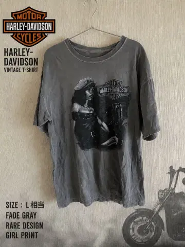 Harley-Davidson 할리데이비슨 걸 프린트 L 상당