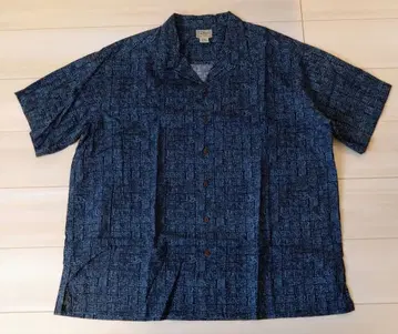 00's llbean 알로하 셔츠 오픈 카라