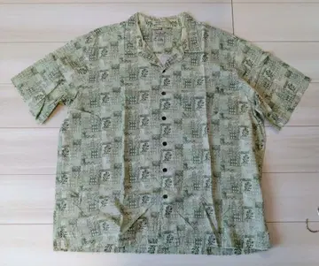 00's llbean 알로하 셔츠 오픈 카라