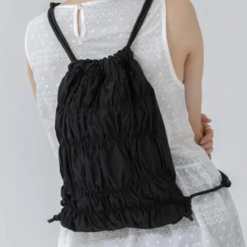 HEILIS 셔링 냅색 백팩 냅색 블랙 HEILIS