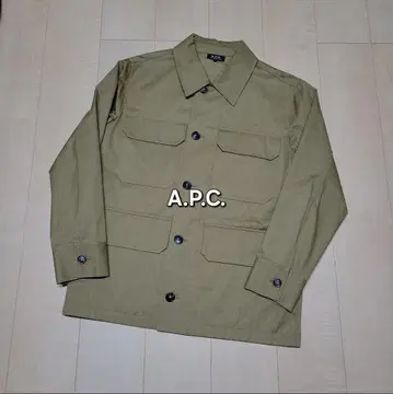 A.P.C 코튼 사파리 자켓 VESTE RIVER 아페쎄