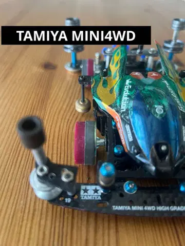 TAMIYA 미니 사륜구동 커스텀 머신 카본 부품 탑재 플렉시