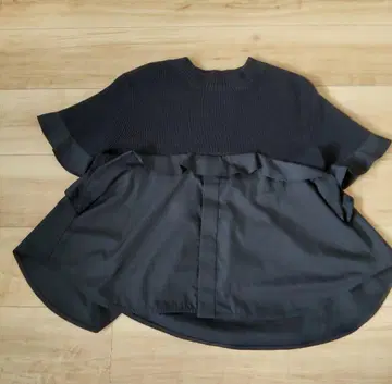 sacai 반팔 니트