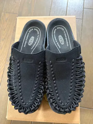 KEEN UNEEK II SLIDE W 24.5cm 블랙