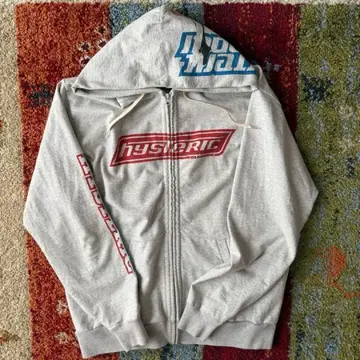 HYSTERIC GLAMOUR 집업 후드티 그레이 L