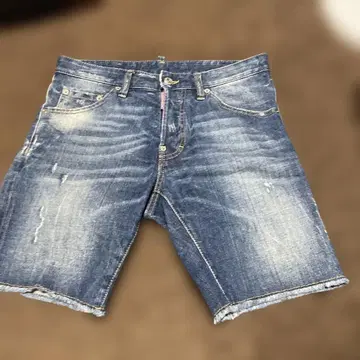 Dsquared2 데미지 데님 숏팬츠