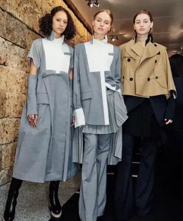 사카이 sacai 바이컬러 원피스