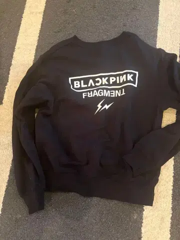 FRAGMENT Black Pink 맨투맨 HEART BLACK