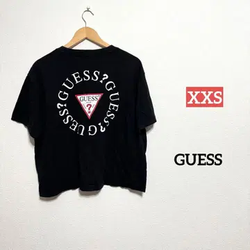 GUESS 블랙 T셔츠