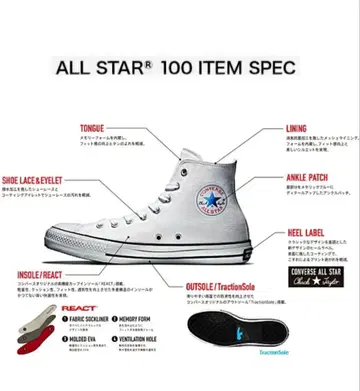 Converse Chuck Taylor All Star HI 100주년