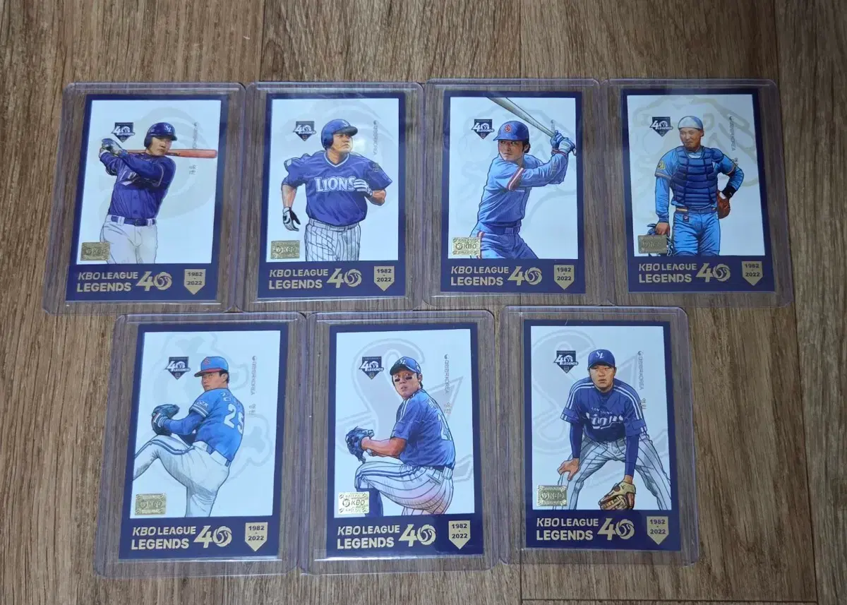한정판 kbo 레전드 40 삼성 라이온즈. 야구 우표 카드 이승엽