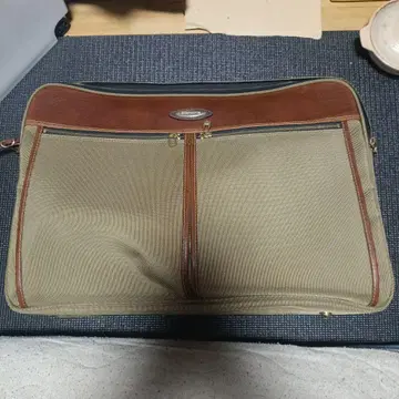 Samsonite 빈티지 비즈니스 백 카키 x 브라운 (1984년제?)