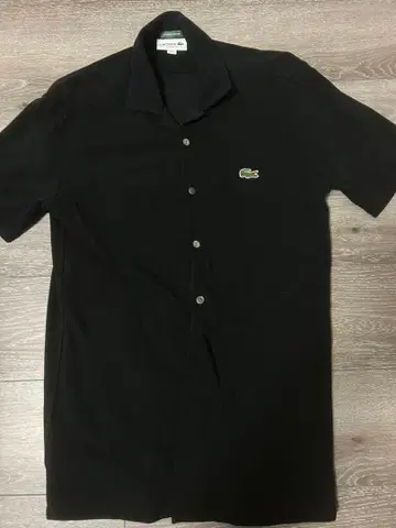 LACOSTE EXCLUSIVE EDITION 피케 셔츠 블랙 FR3