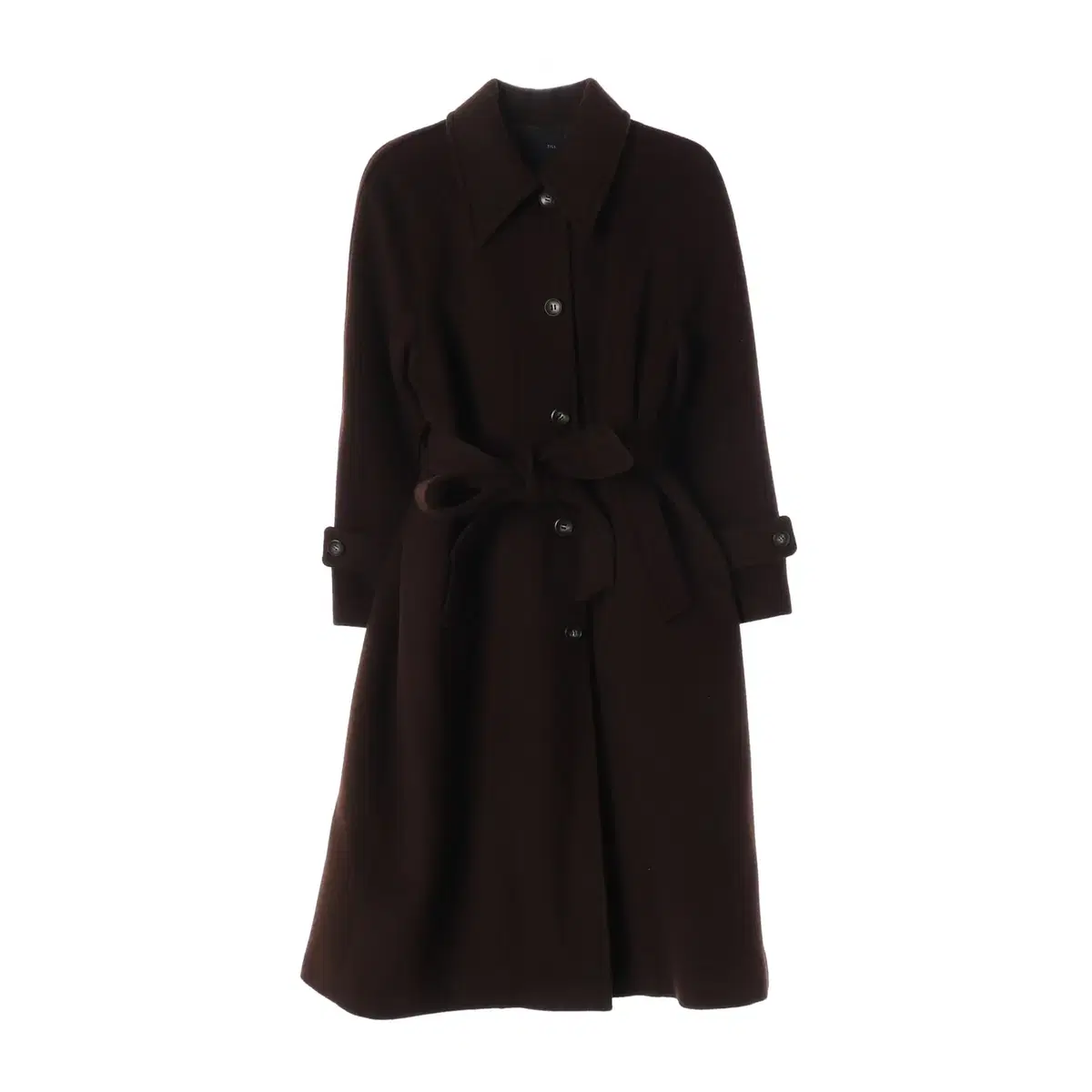 Dunst Belted Wool Mac Coat Black S | Bunjang Global