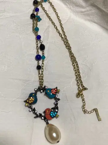ANNA SUI 안나수이 목걸이 트리 파랑새