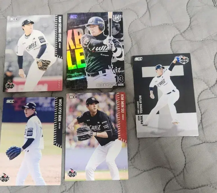 2026 KBO 야구카드 Kt위즈 박영현 한승택 김민수 우규민 허경민