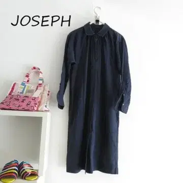 JOSEPH 조셉 린넨 버튼 셔츠 원피스 불가리아제 36