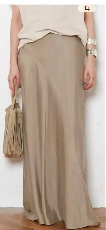 AP STUDIO 에이피스튜디오 CU/R maxi skirt