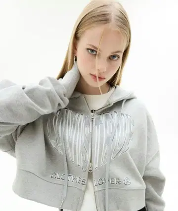 LUVISTRUE VL 2-WAY CROP HOOD ZIP UP