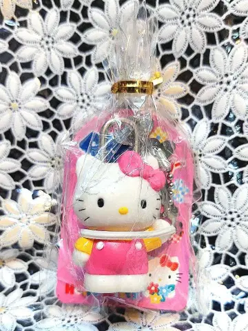 [당시 미사용 새상품 레어] Hello Kitty 열쇠 키링 1997년