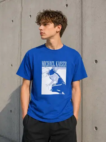 XL [ New ] BLUE ROCK 블루 록 티셔츠 미하엘 카이저