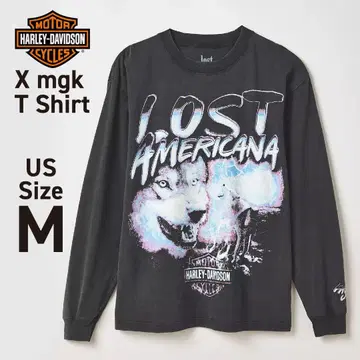 Harley Davidson X mgk 로스트 아메리카나 긴팔 T셔츠
