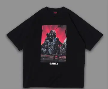 새상품 GANTZ EDIFICE 콜라보 CATASTROPHE 블랙 T셔츠