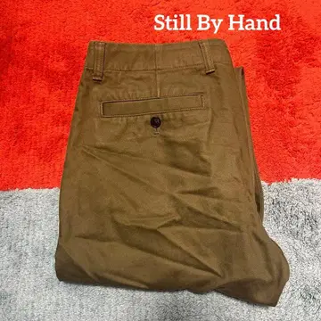 STILL BY HAND 치노 팬츠 카키 46