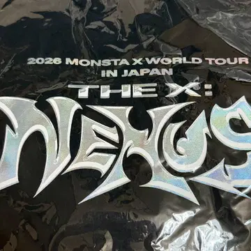 MONSTA X WORLD TOUR 2026 THE X NEXUS 티셔츠
