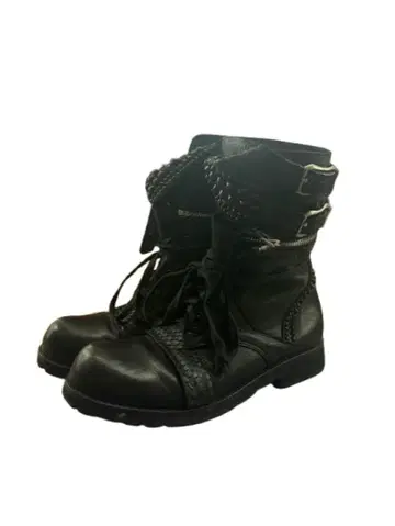 KMRii CHROME ZIP BOOTS