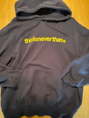 thisisneverthat 후드 부착 후드티 다크 그레이