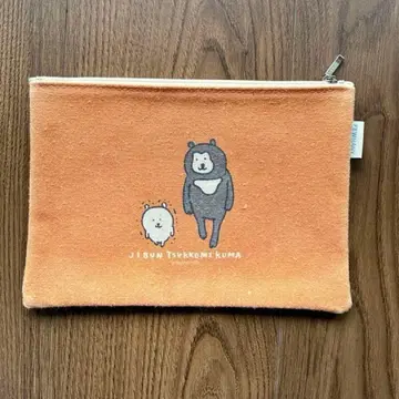 나가노 농담곰 플랫 파우치 말레이곰과 함께