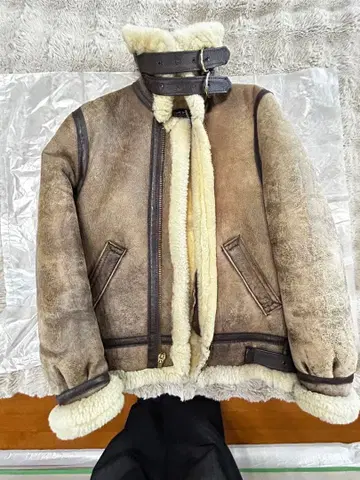 Schott B-3 플라이트 자켓 무스탕 32
