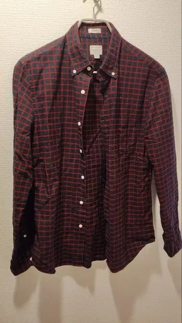 J.Crew 체크 무늬 코튼 셔츠 Msize