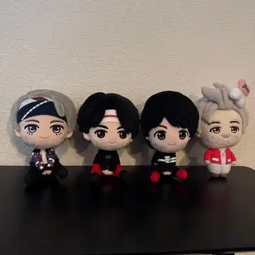 BTS TinyTAN JIN 봉제 인형 4세트
