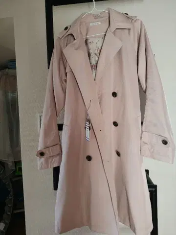 OLIVE des OLIVE 트렌치코트 핑크