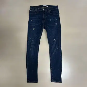 ZARA 데미지 스키니 데님 청바지 스트레치 자라