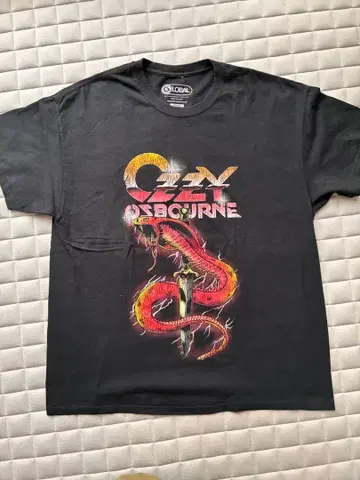 Ozzy Osbourne 블랙 L 사이즈 티셔츠