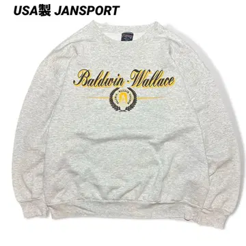 90s USA제 JANSPORT 맨투맨 칼리지 트레이닝복 그레이
