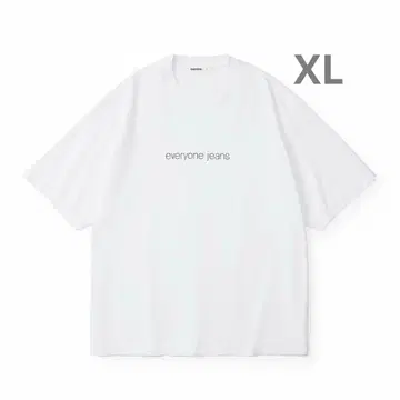 everyone jeans tee shirt (WHITE)