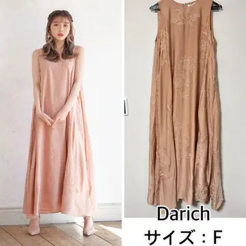 Darich 자수 플라워 원피스 다리치