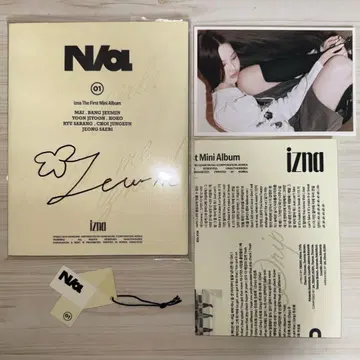 izna N/a iz Ver 앨범 지민 친필 사인 포함